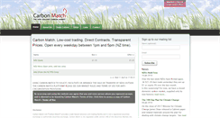 Desktop Screenshot of carbonmatch.co.nz